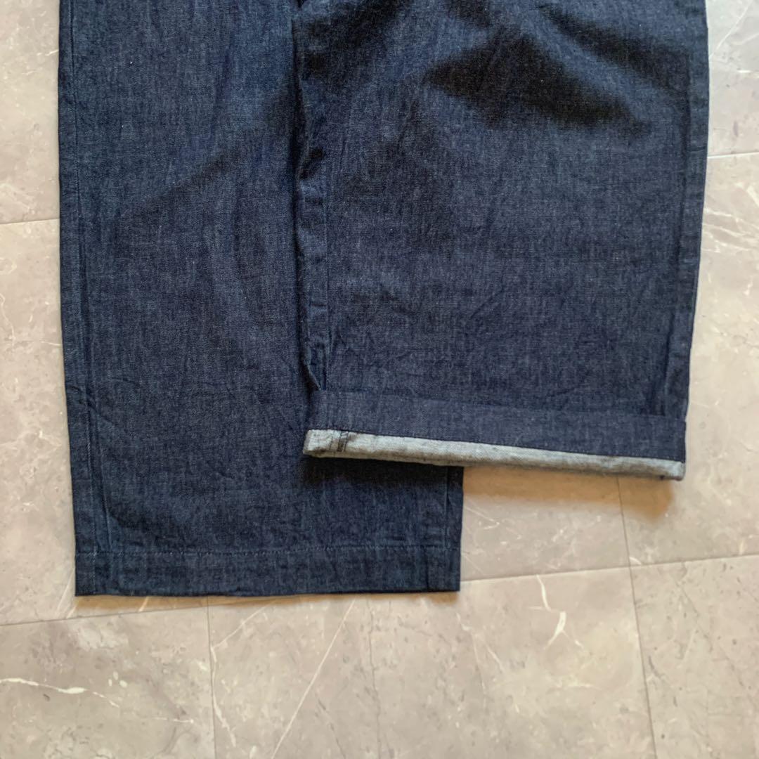 【美品】 kagure かぐれ　デニムイージーサロペット　インディゴ　フリー
