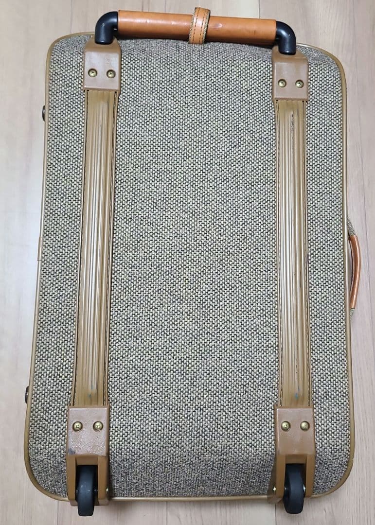 ハートマン キャリーケース ツイード/ベルティングレザー