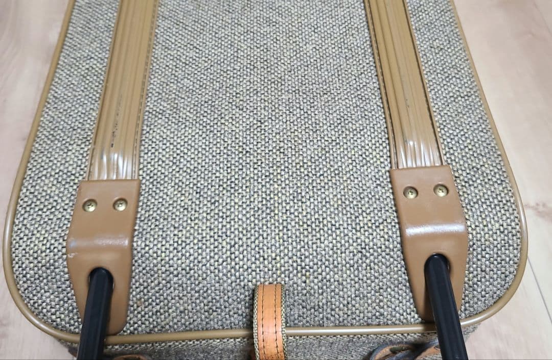 ハートマン キャリーケース ツイード/ベルティングレザー