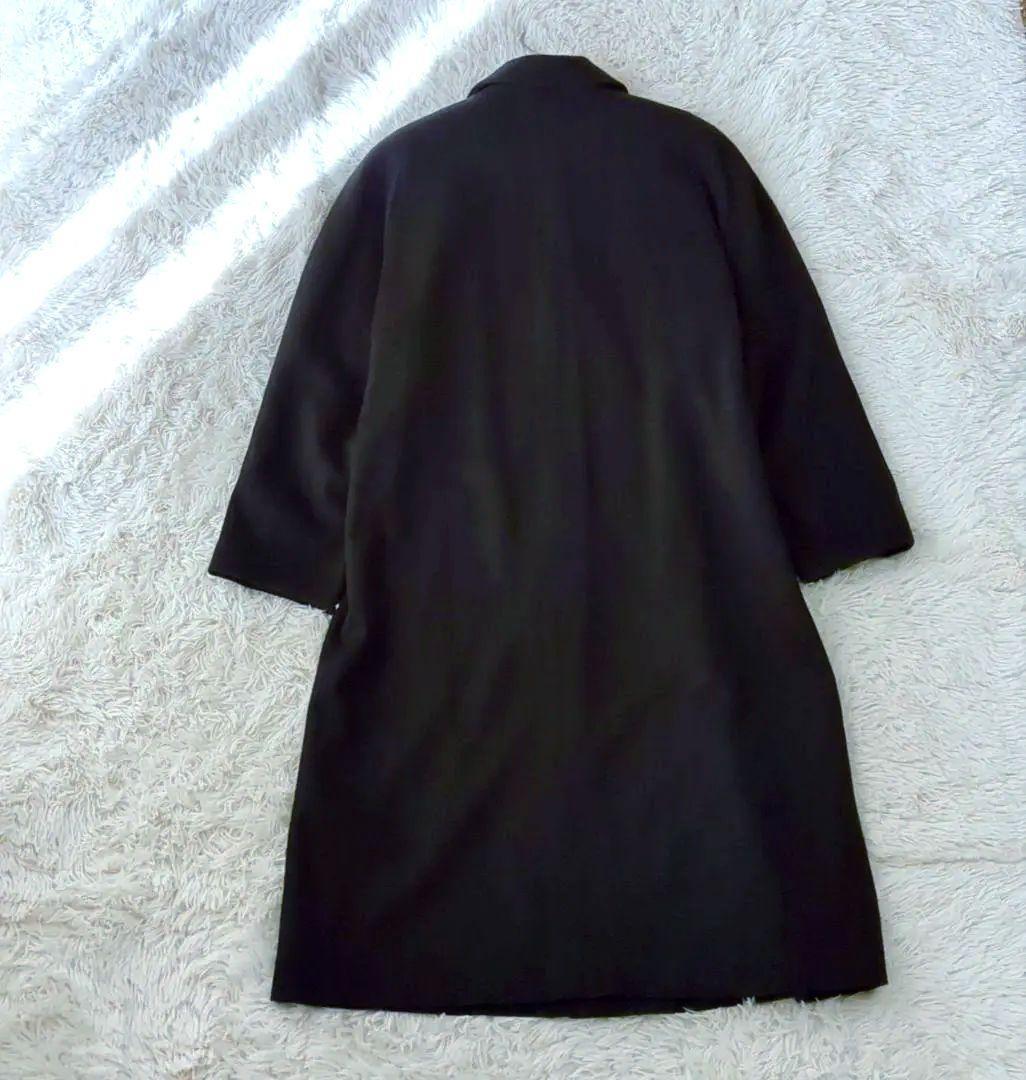 美品 BELTA BUONO カシミヤ ロング チェスターコート ブラック M