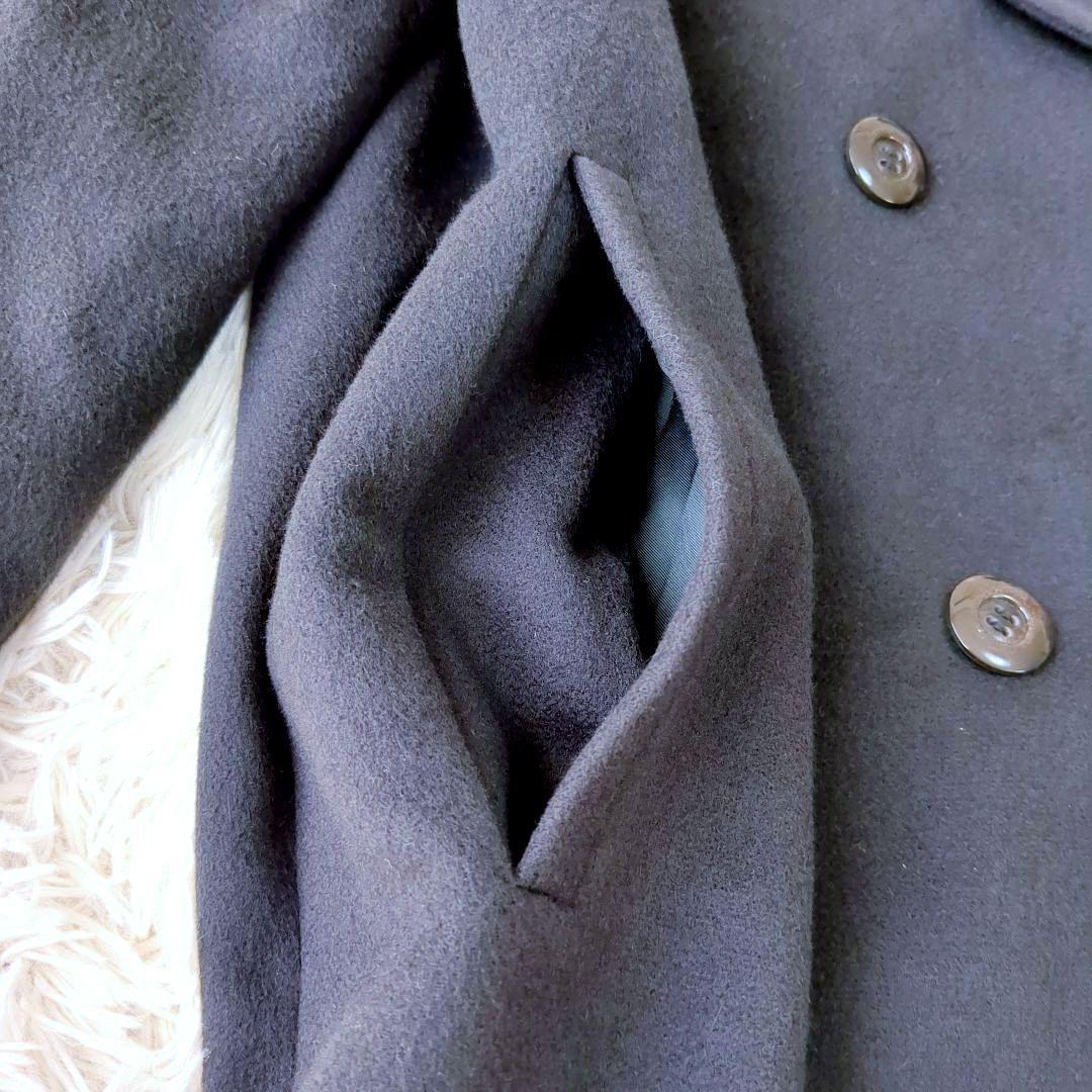 美品 BELTA BUONO カシミヤ ロング チェスターコート ブラック M