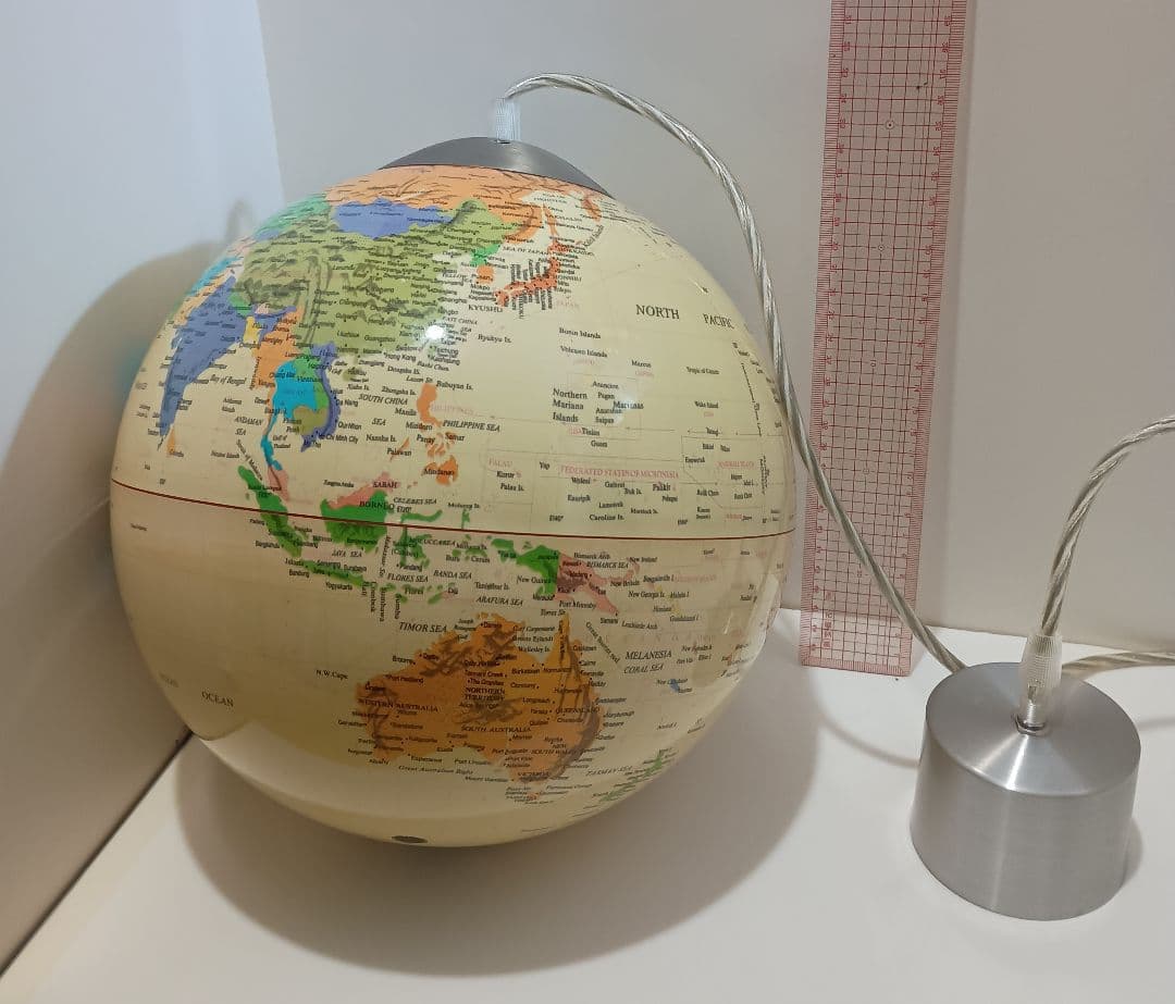地球儀　ペンダントライト