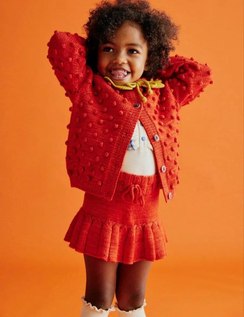 新品 5y Misha & Puff SkatingPondSkirtRed