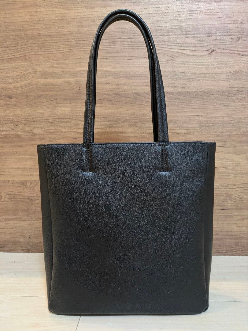 【未使用級】SHIPS スマート レザー ヴァーティカル トートバッグ