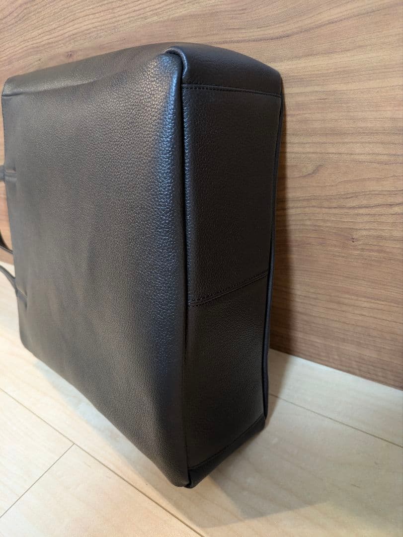 【未使用級】SHIPS スマート レザー ヴァーティカル トートバッグ