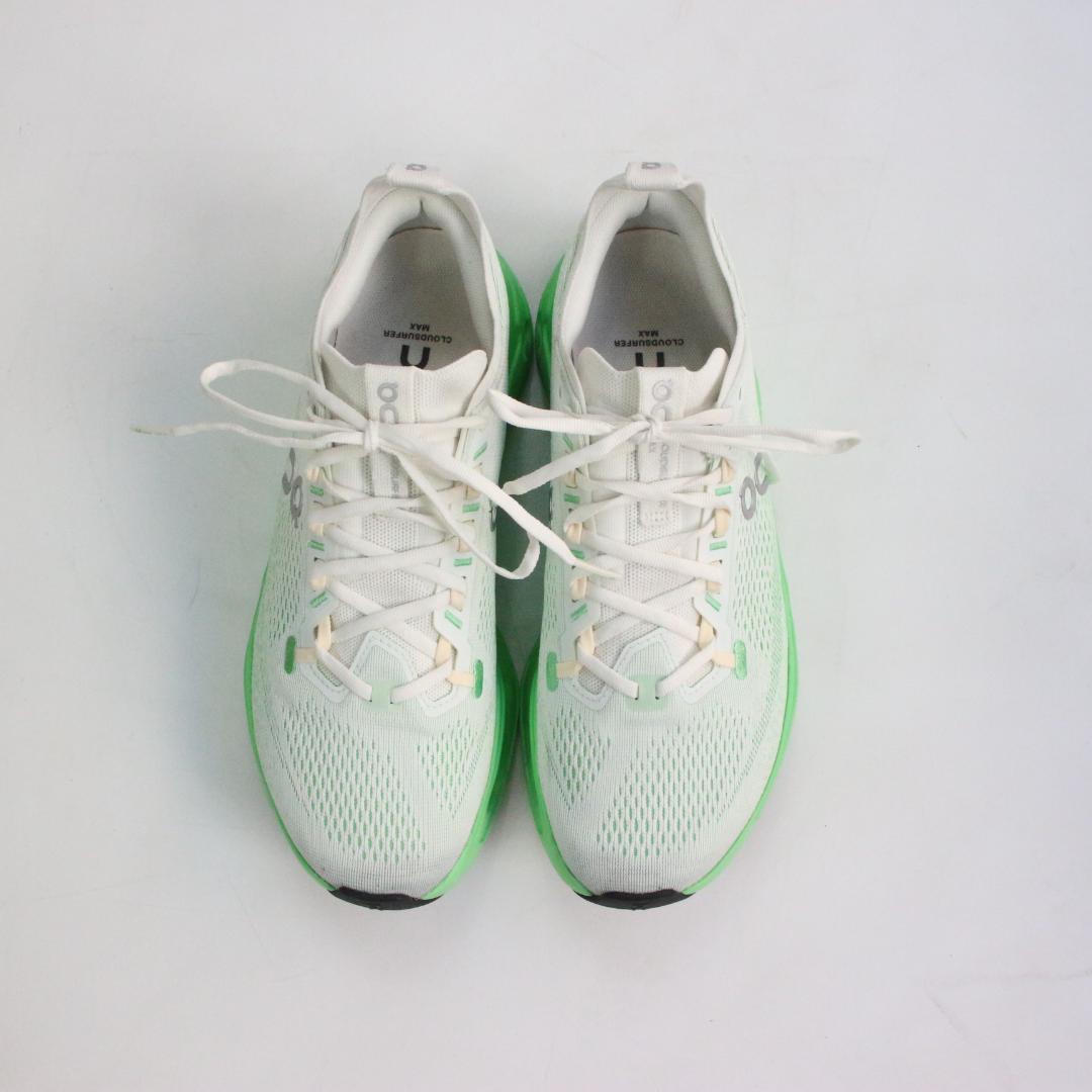 On オン クラウドサーファーマックス ホワイト/グリーン 27cm