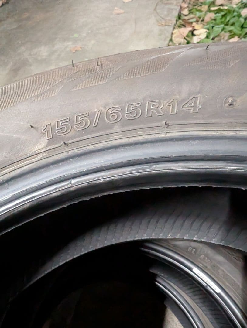 軽自動車全般！【21年製】155/65R14冬タイヤ4本セット