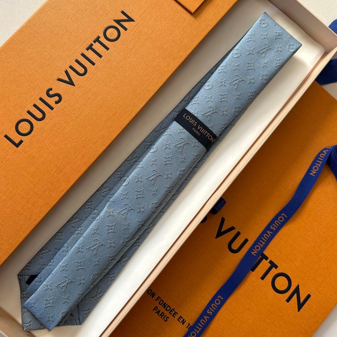 ルイ ヴィトン ネクタイ・モノグラム ヘリテージ 新品 未使用