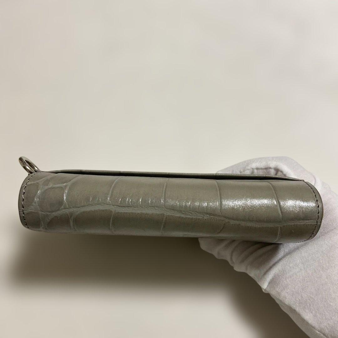 Vivienne Westwood 二つ折財布グレーチャームなし　アウトレット