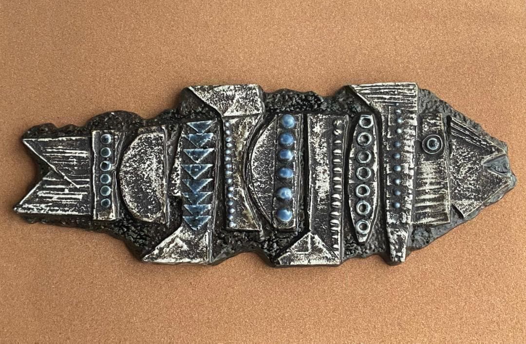 ◇希少◇Lisa Larson リサラーソン 陶板 大きな魚 55cm×20cm