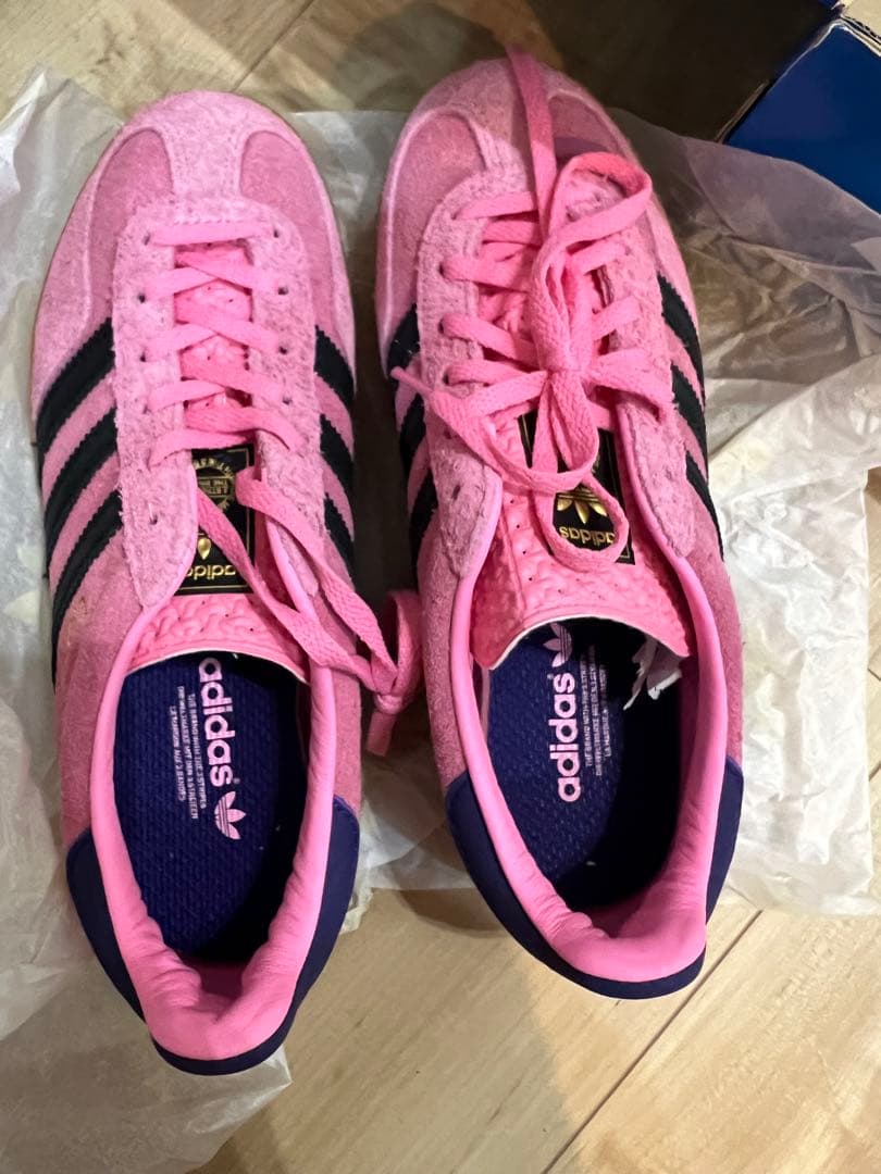 ガゼルインドア　24センチ　ピンク　adidas GAZELLE INDOOR