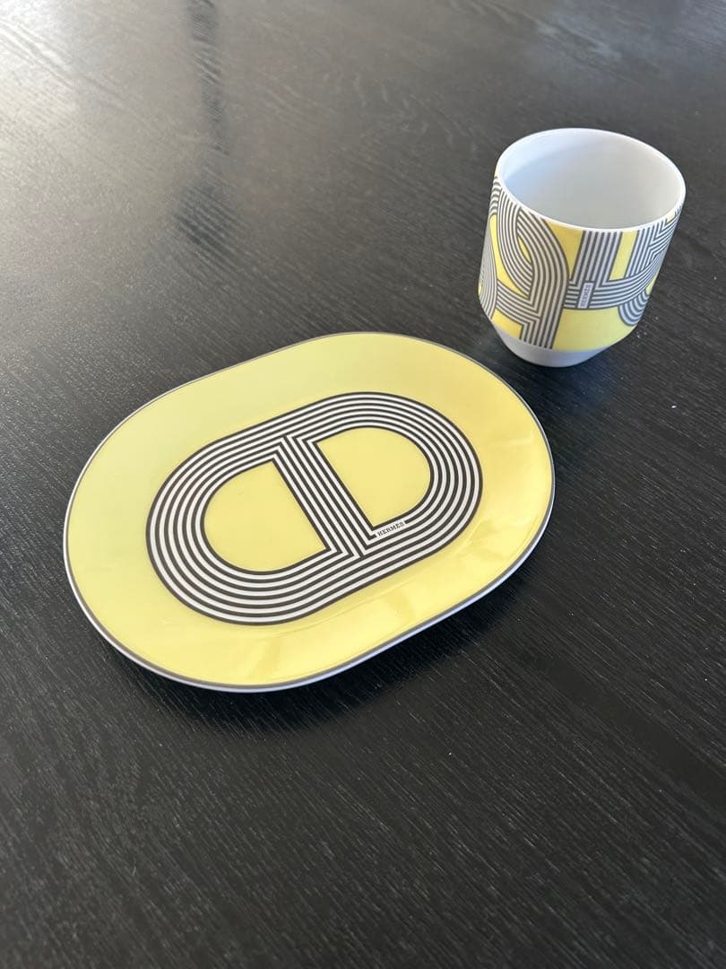 HELMES エルメス RALLYE24 ラリー24 プレート&カップセット