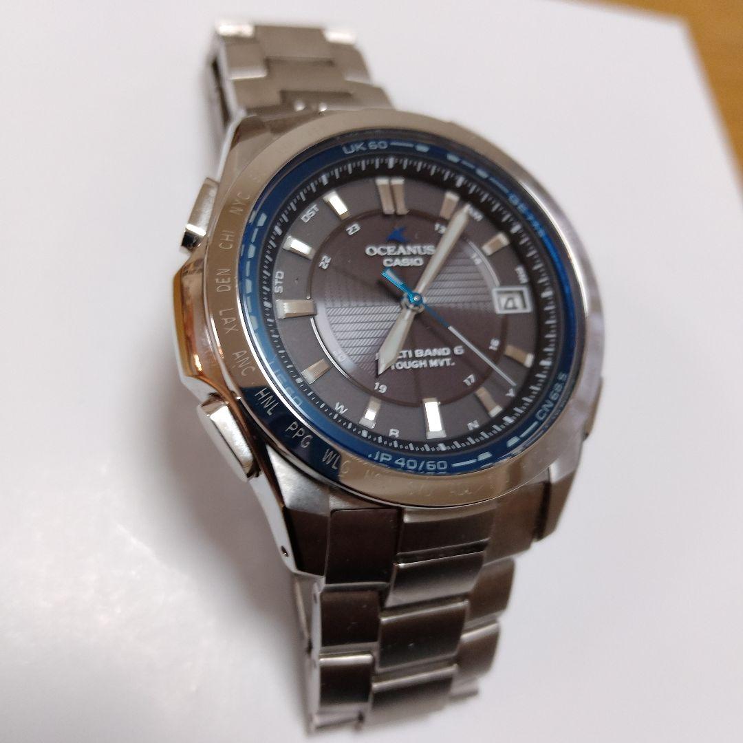 極美品 CASIO OCEANUS 電波ソーラー OCW-T100TD-1JF