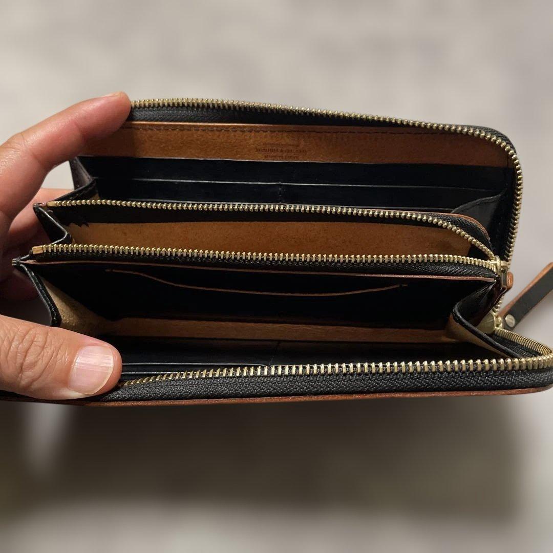 美品✨ PORTER FILM 長財布 レザー L字ジップ ブラック