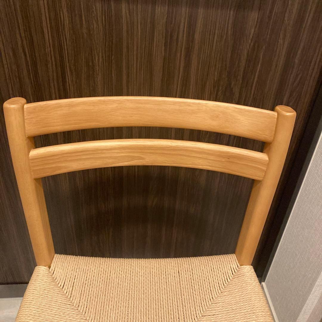 おすしファン　美品　無印良品 木製ペーパーコードチェア ナチュラル　椅子