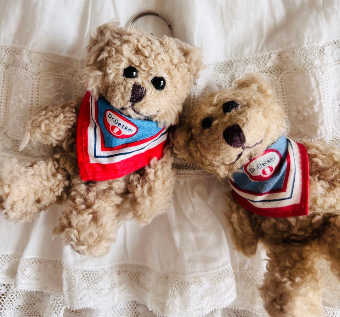Dr. Oetker ベア　2体セット　ヴィンテージベア　アンティークベア