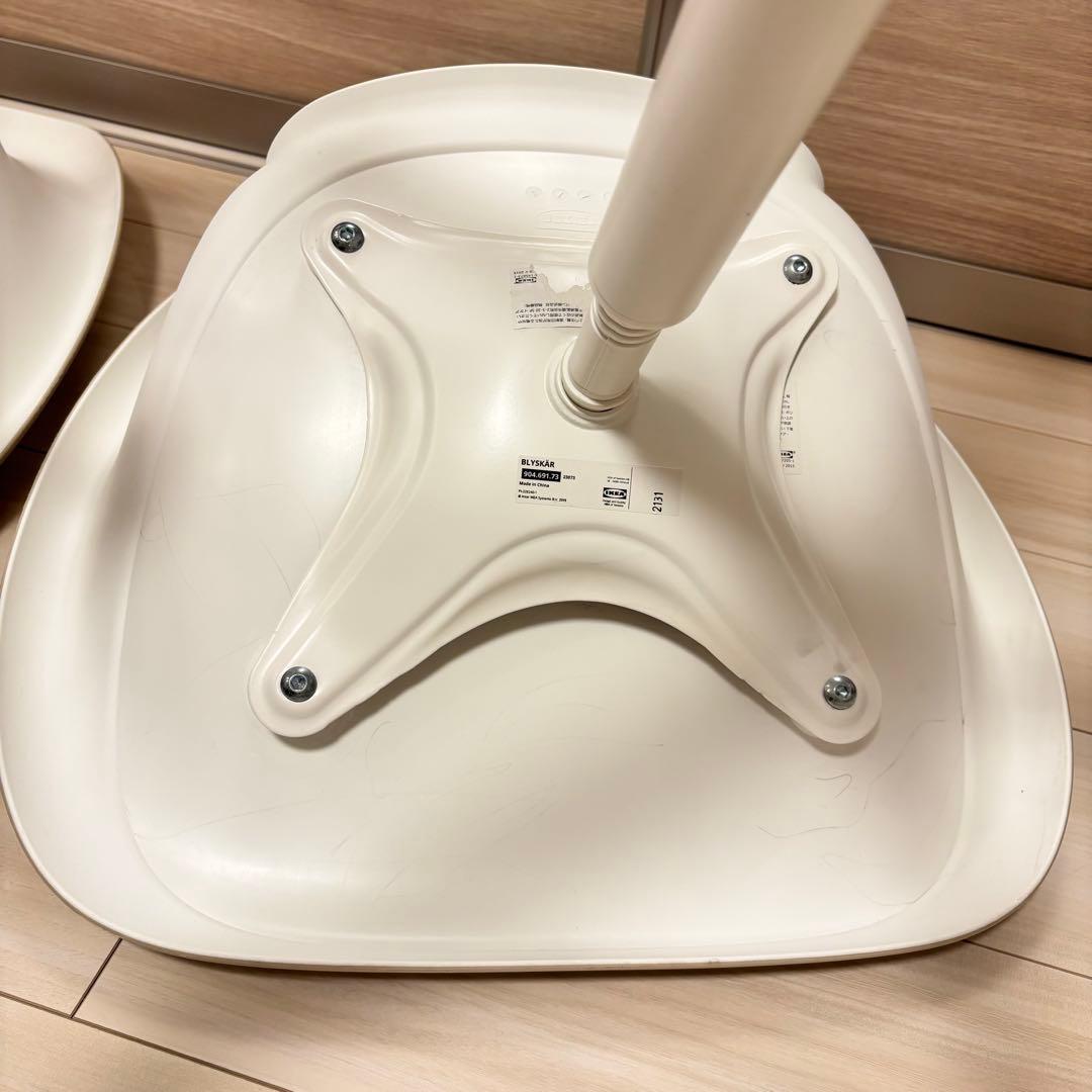IKEA 2脚 LOBERGET ローベルゲット 回転チェア 旧型