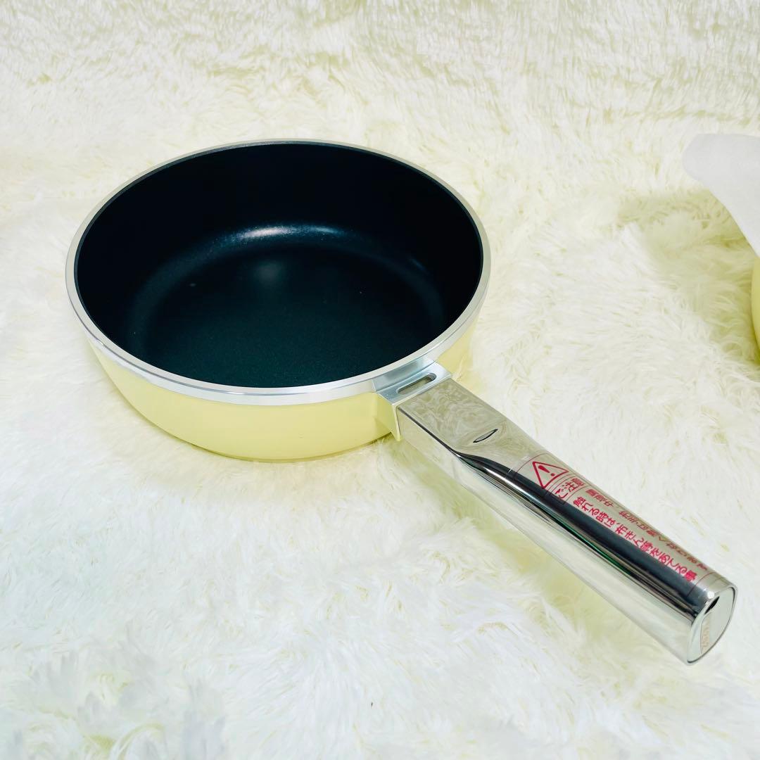 未使用品　朝日軽金属　オールパン　S、Lサイズセット　2個　ガス　IH クリーム