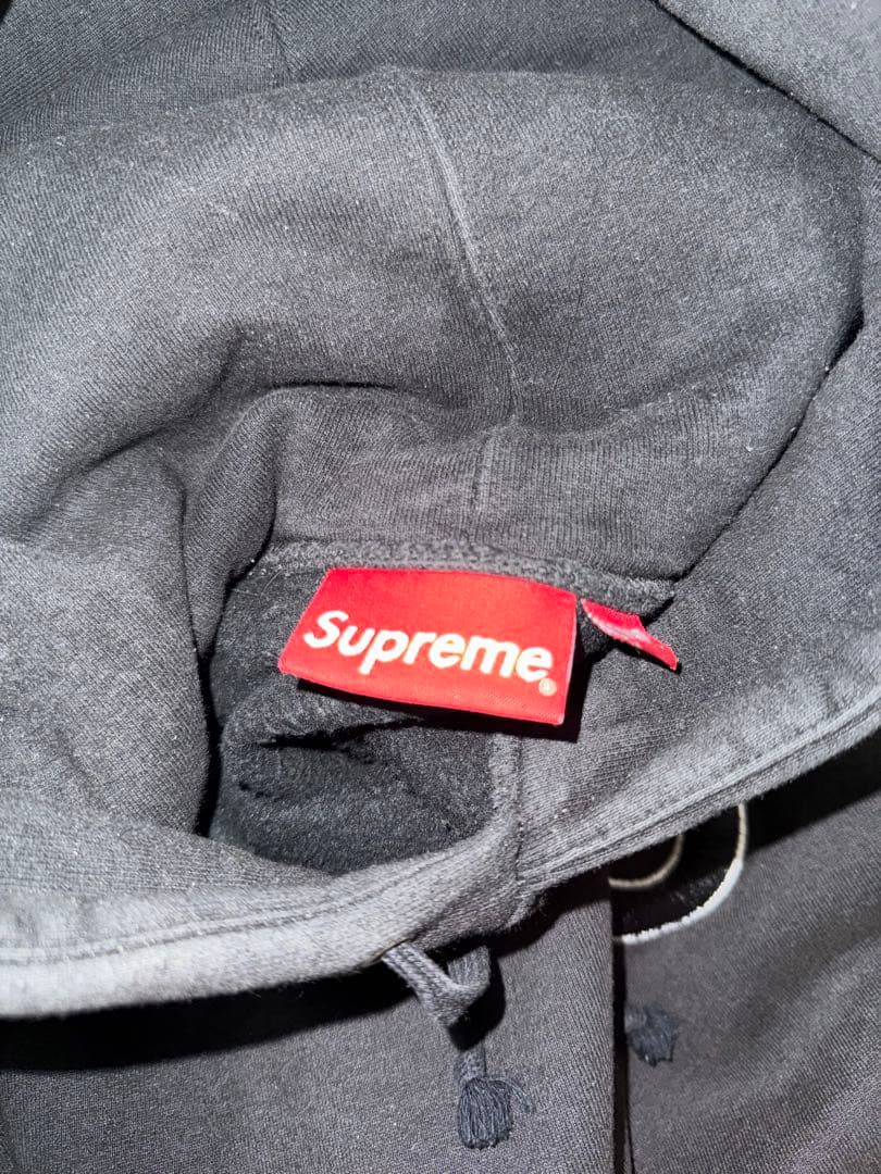 supreme シュプリーム　ツノパーカー　黒　sサイズ