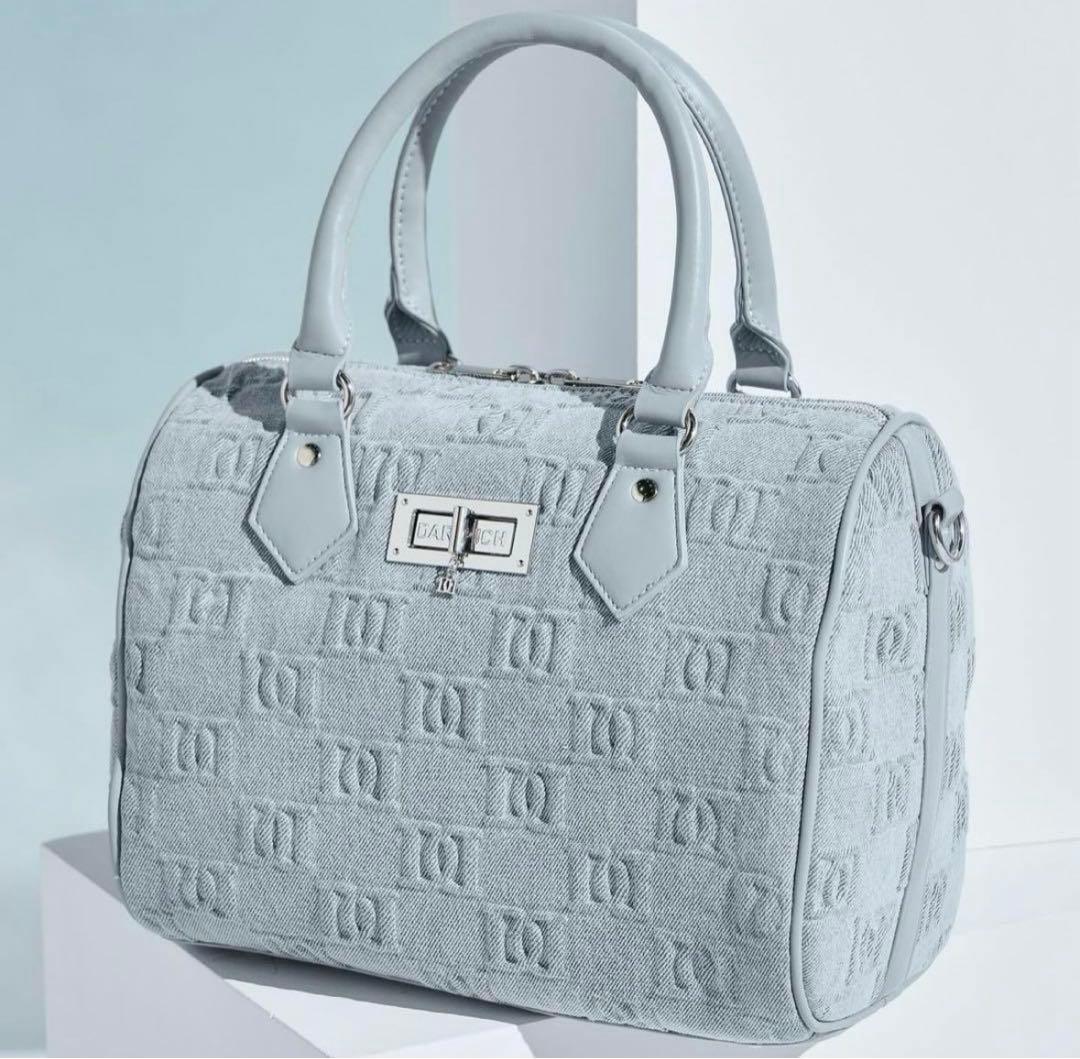 ダーリッチ　エンボスロゴデニムボストンバッグ　ノベルティ