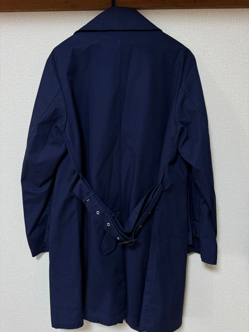 Macintoshネイビー ダブルブレスト トレンチコート
