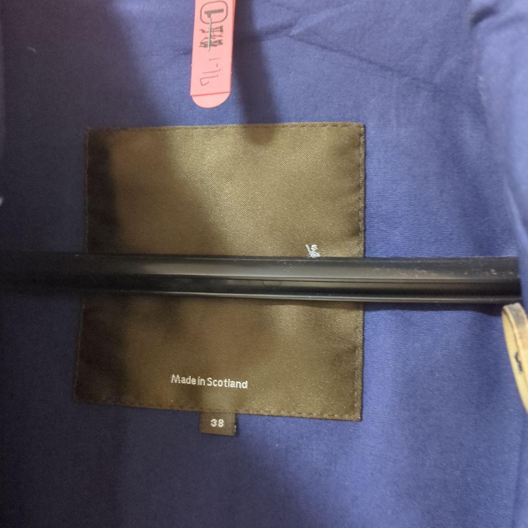 Macintoshネイビー ダブルブレスト トレンチコート