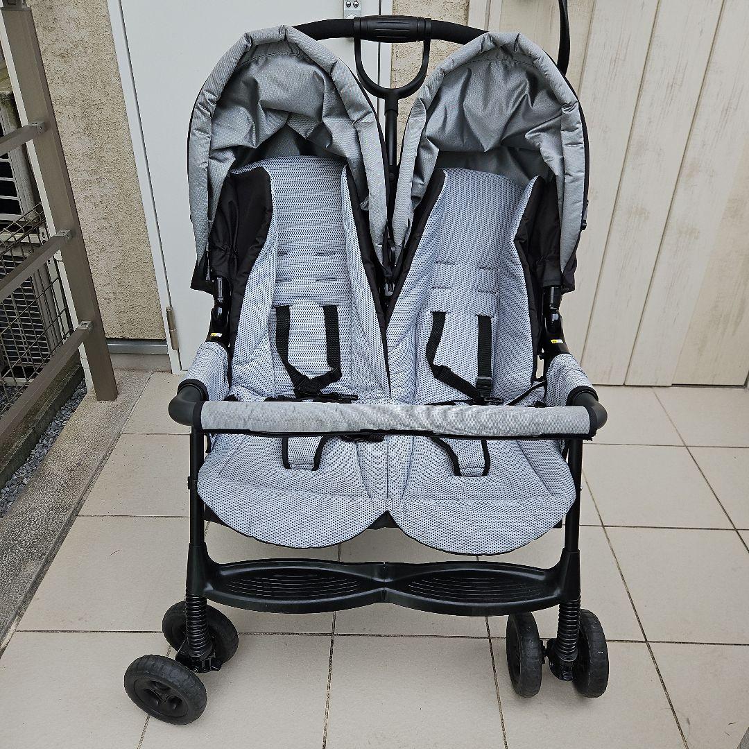 Graco DuoSport 双子用ベビーカー グレー