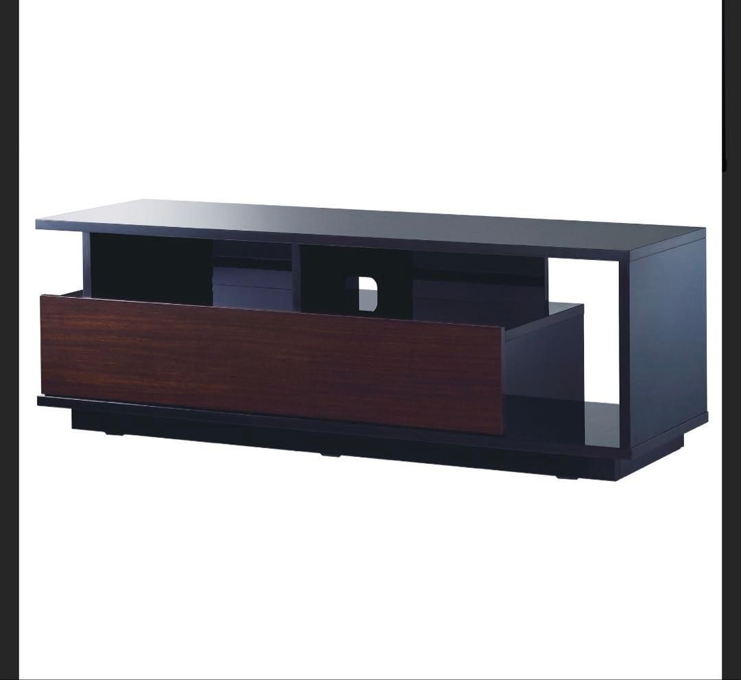 テレビボード　120 テレビ台　ハヤミ工産　ブラック　木目