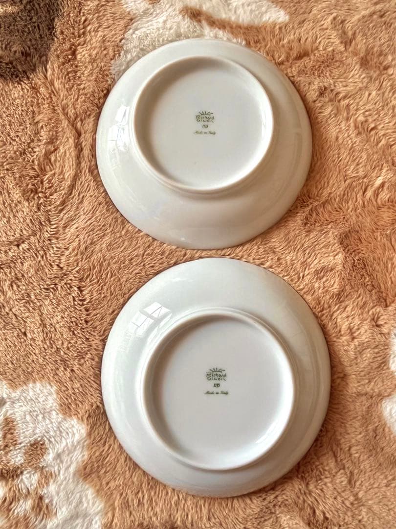 Richard Ginori 白磁皿 2枚セット