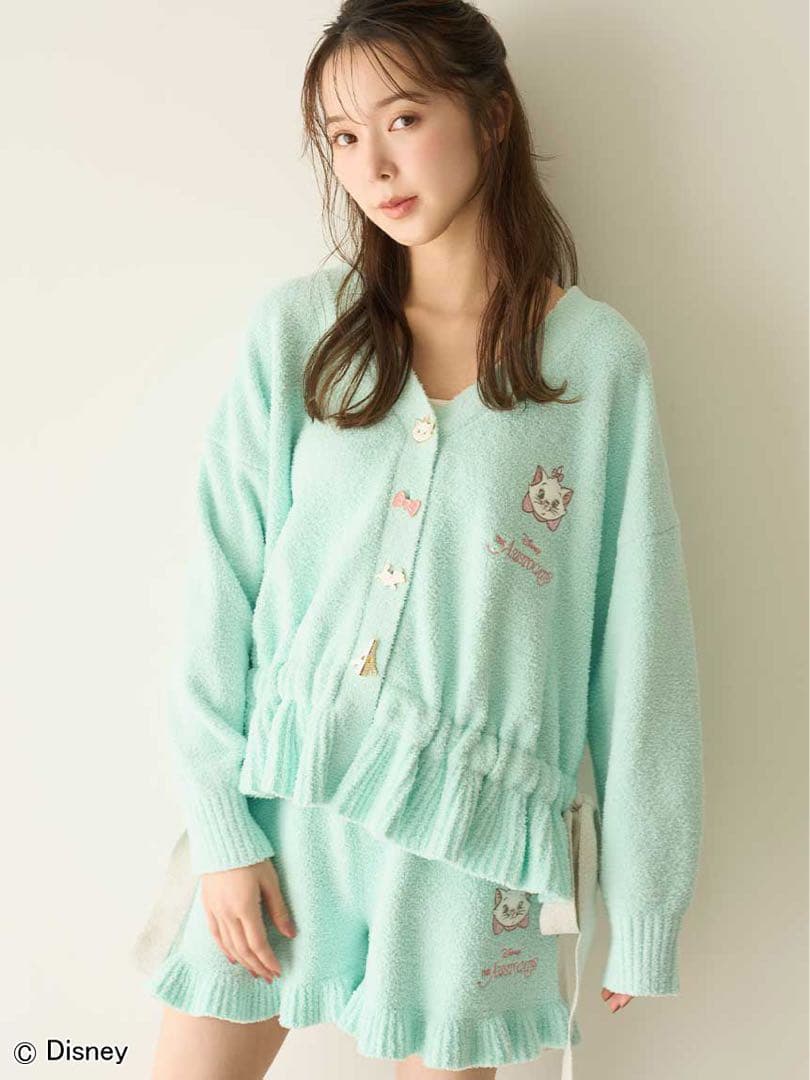 SNIDEL 【The Aristocats】デザインボタンカーディガン