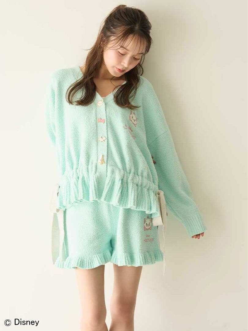 SNIDEL 【The Aristocats】デザインボタンカーディガン