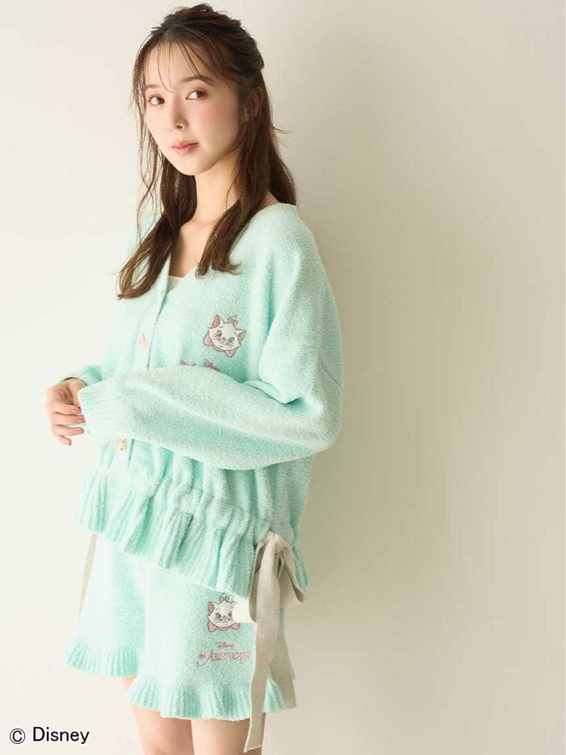 SNIDEL 【The Aristocats】デザインボタンカーディガン