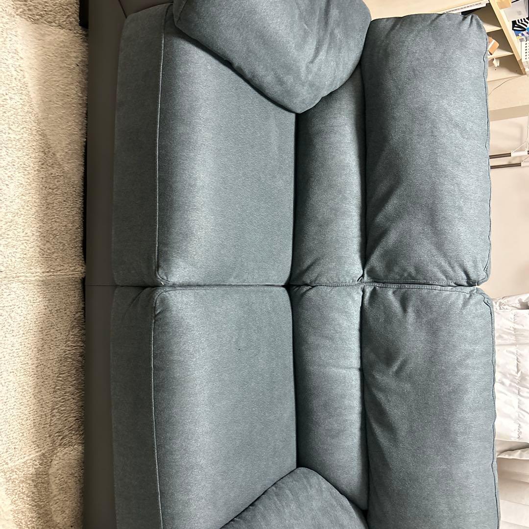 グレー ファブリック 2人掛けソファ【ニトリ】