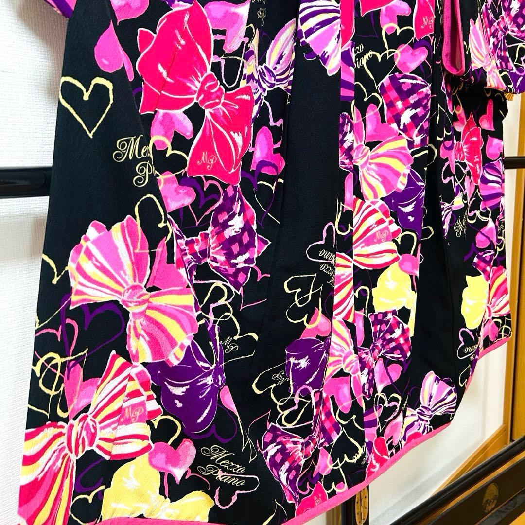 No.112 七五三　7歳 着物フルセット　メゾピアノ