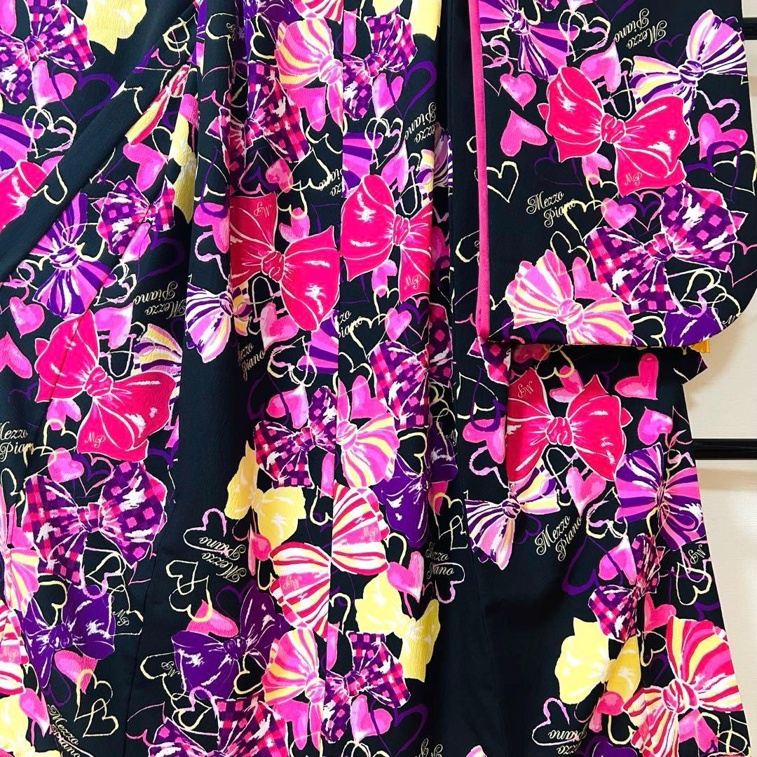 No.112 七五三　7歳 着物フルセット　メゾピアノ