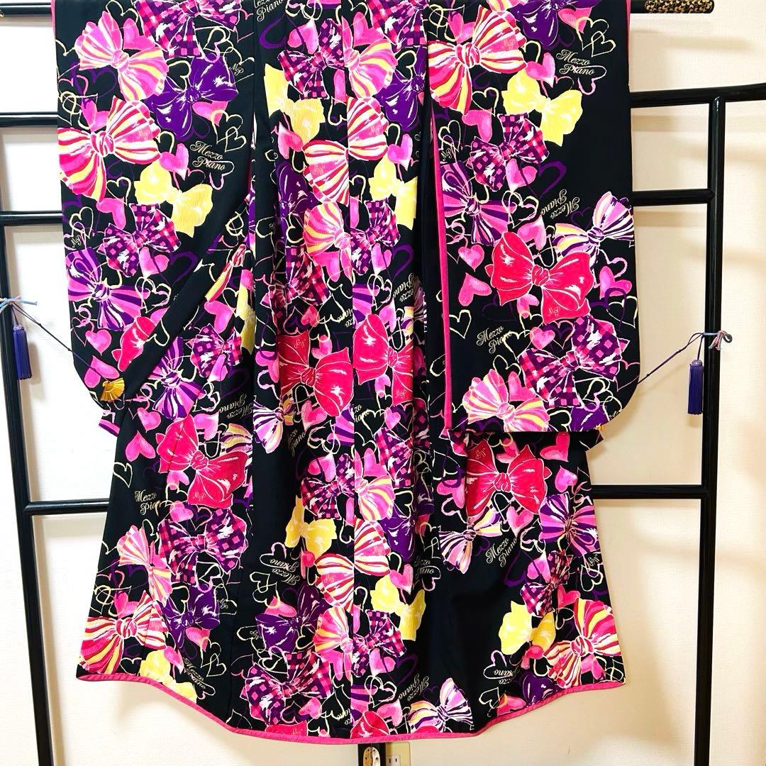 No.112 七五三　7歳 着物フルセット　メゾピアノ