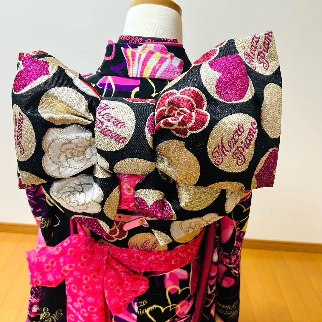 No.112 七五三　7歳 着物フルセット　メゾピアノ