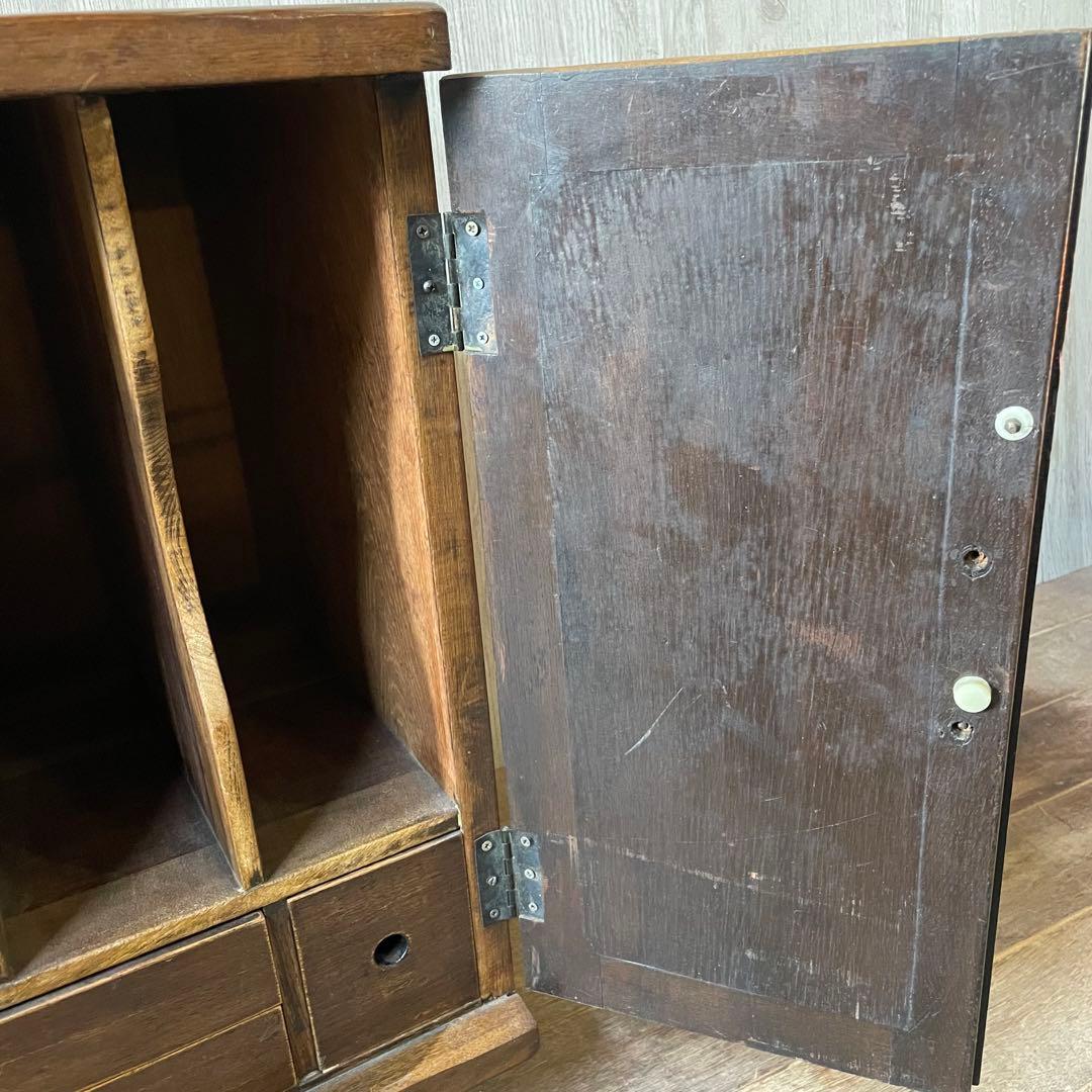 アンティーク調 カントリー家具 木製キャビネット 書類収納 ナチュラル家具 北欧