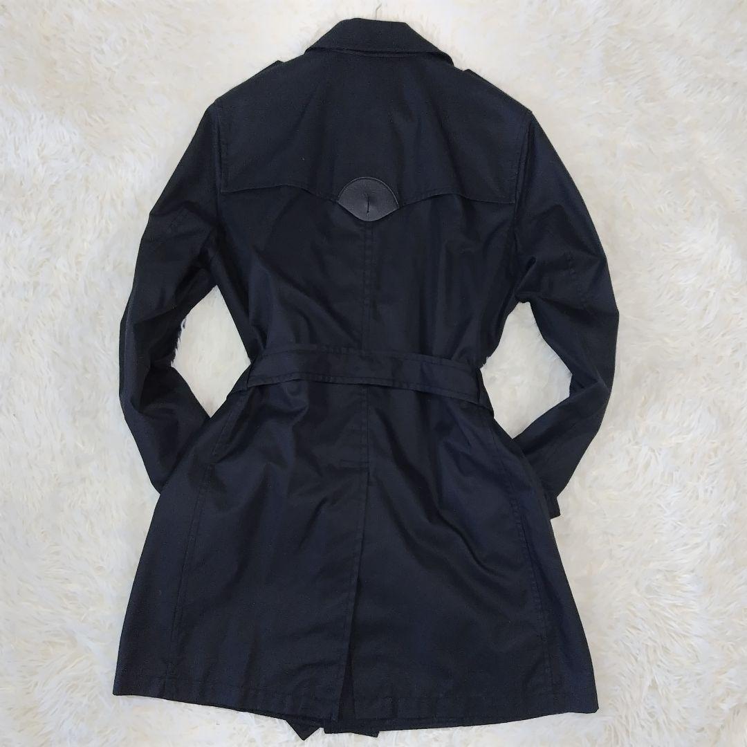 【極美品】コーチ トレンチコート ブラック L相当