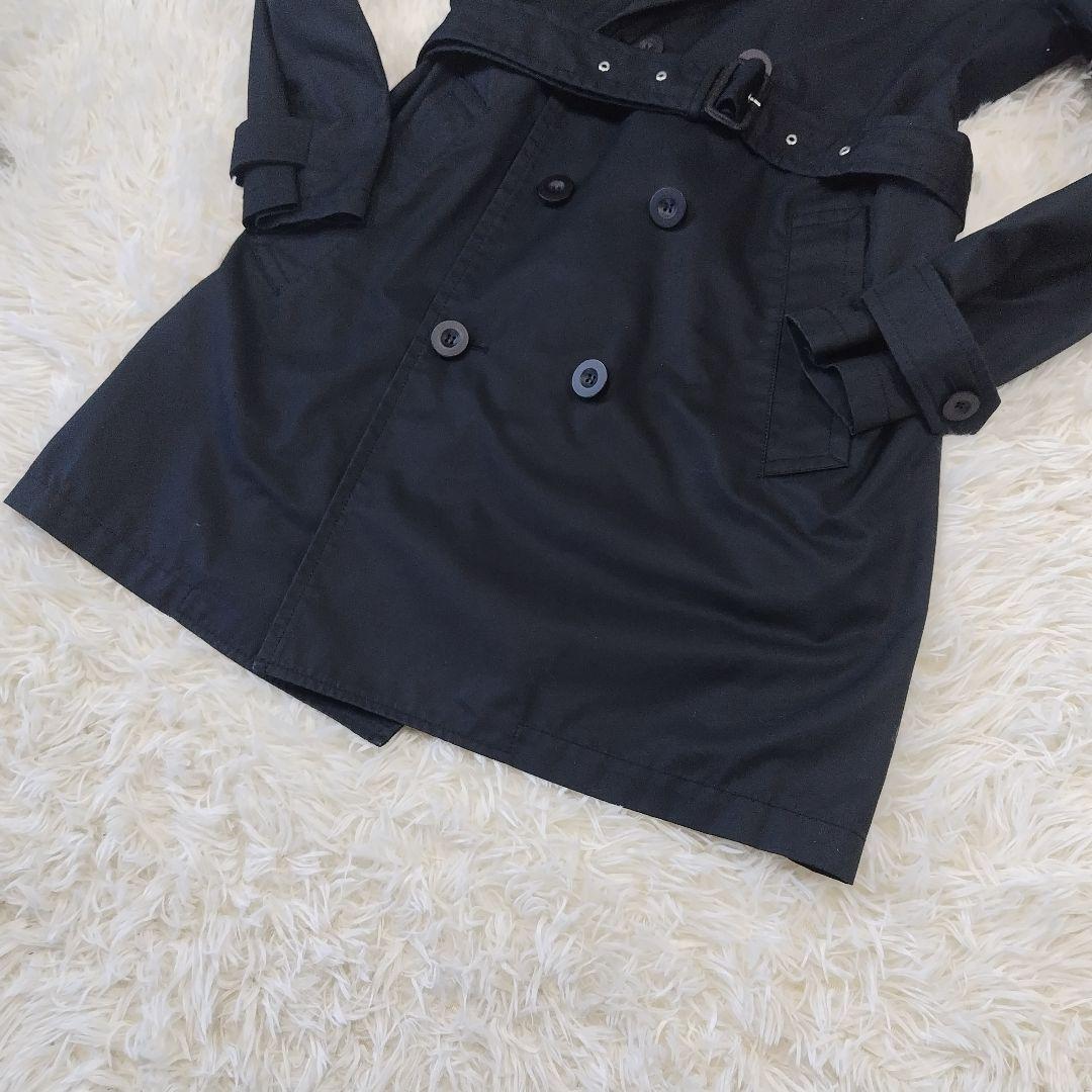 【極美品】コーチ トレンチコート ブラック L相当