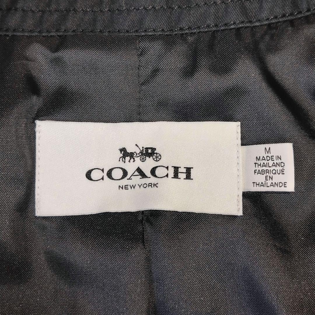 【極美品】コーチ トレンチコート ブラック L相当