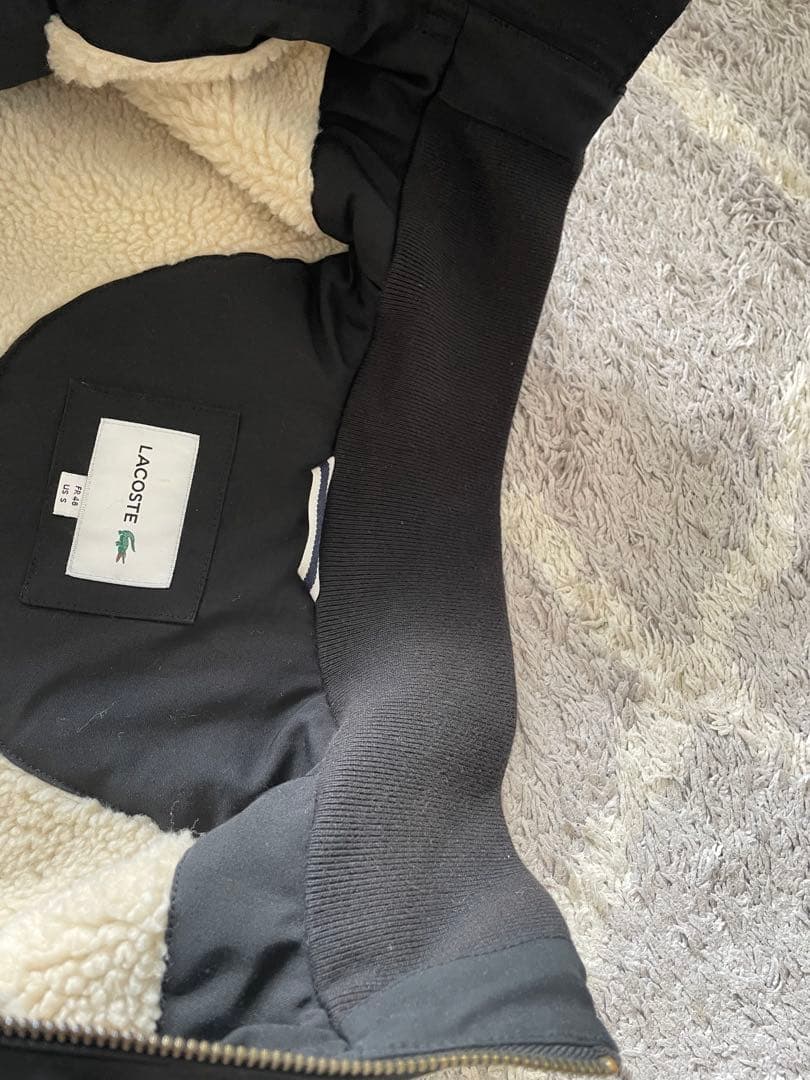 ラコステ　M相当　ボンバージャケット　BH9359 ブラック