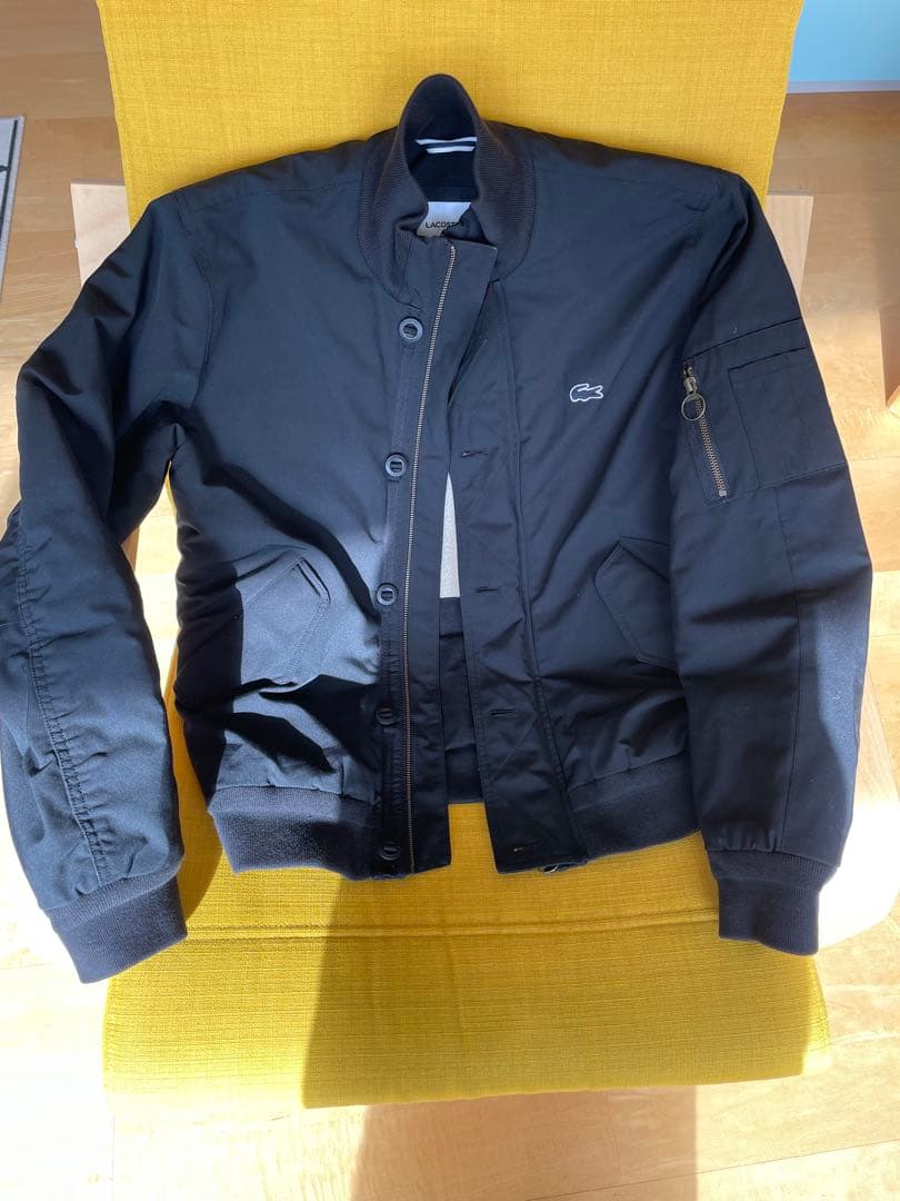 ラコステ　M相当　ボンバージャケット　BH9359 ブラック