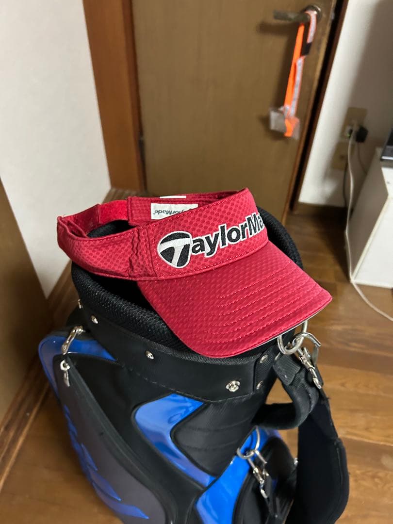 adidas ゴルフキャディバッグ 黒/青サイズ9.5