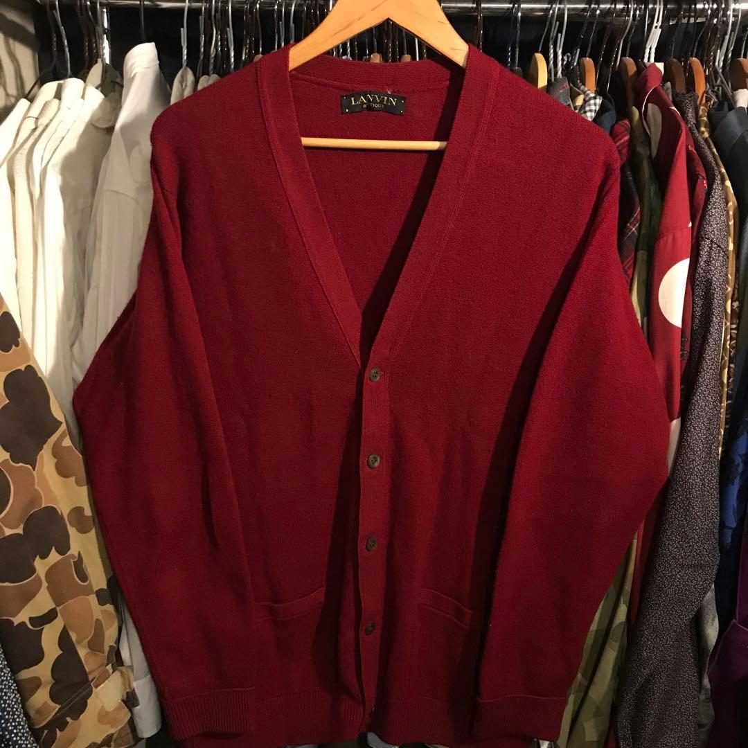 lanvin ランバン　スコットランド製 カシミヤ　カシミア カーディガン