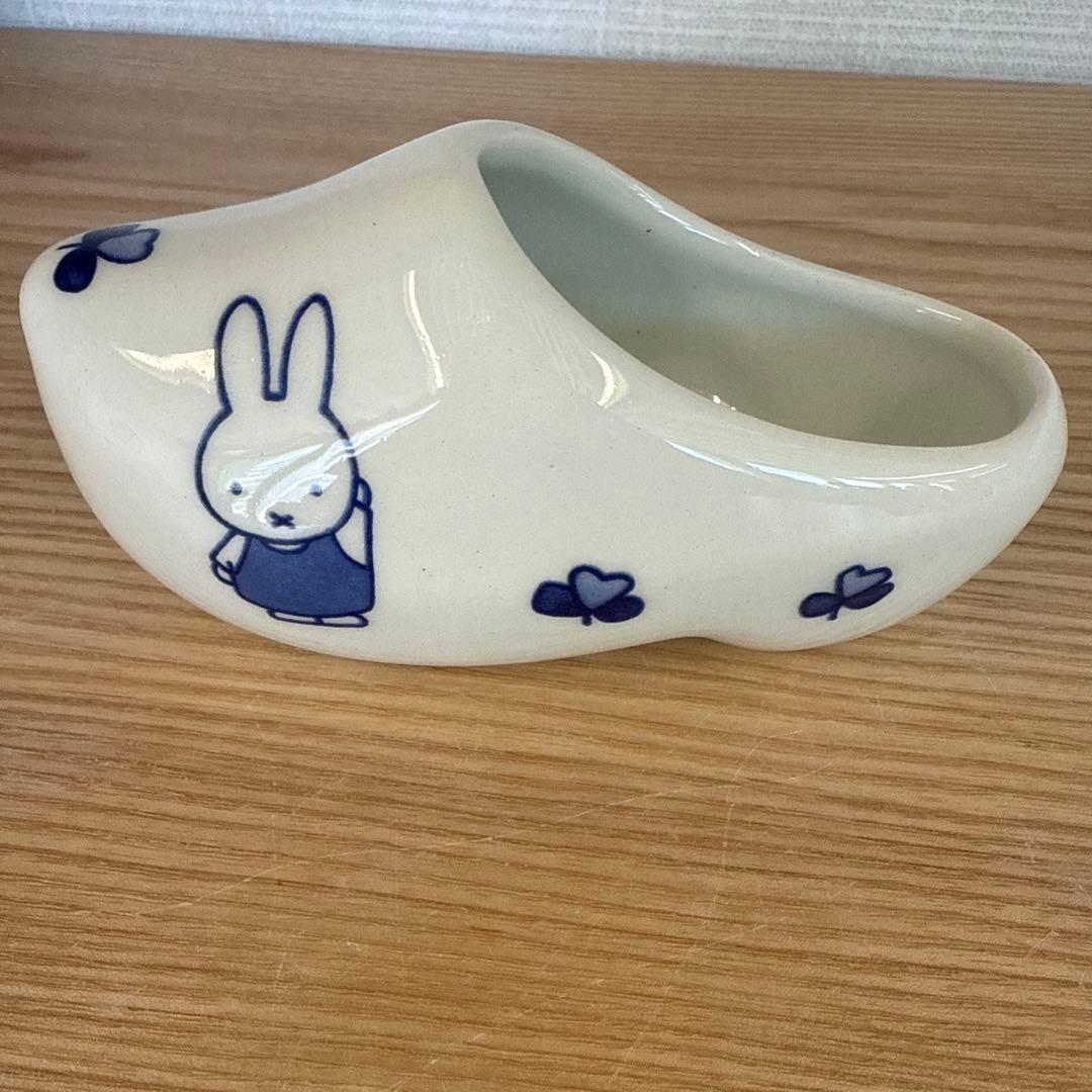 ミッフィー　オランダ　大阪　万博　置物　陶器　木靴型　ロイヤルデルフト