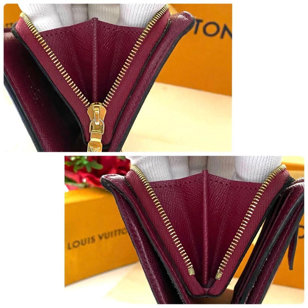 ルイ ヴィトン◎ポルトフォイユ ジュリエット フューシャ モノグラム 二つ折り