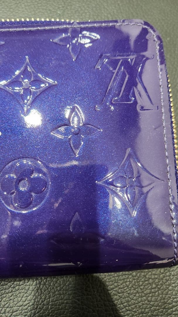 Louis Vuitton パープル長財布