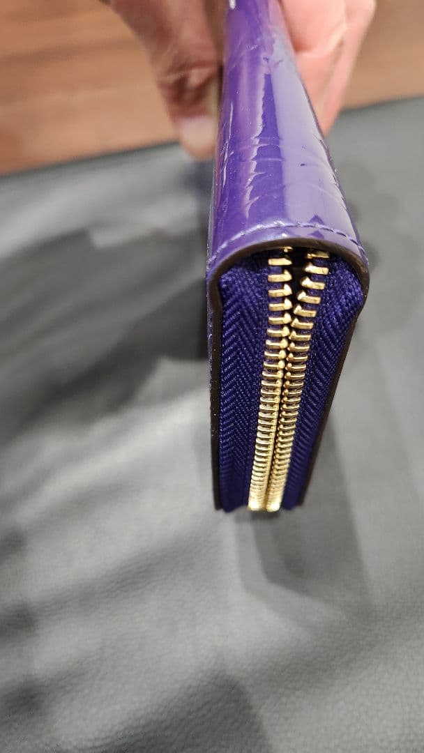 Louis Vuitton パープル長財布