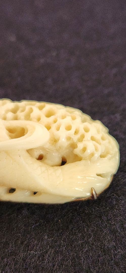 a*i様 帯留め‥白珊瑚